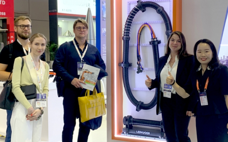 雷諾爾電氣攜創(chuàng  )新機器人管線(xiàn)包 閃耀2024工業(yè)博覽會(huì )