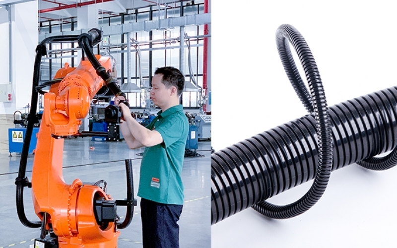 機器人管線(xiàn)包材質(zhì)升級：尼龍與 PUR 的產(chǎn)業(yè)應用新趨勢